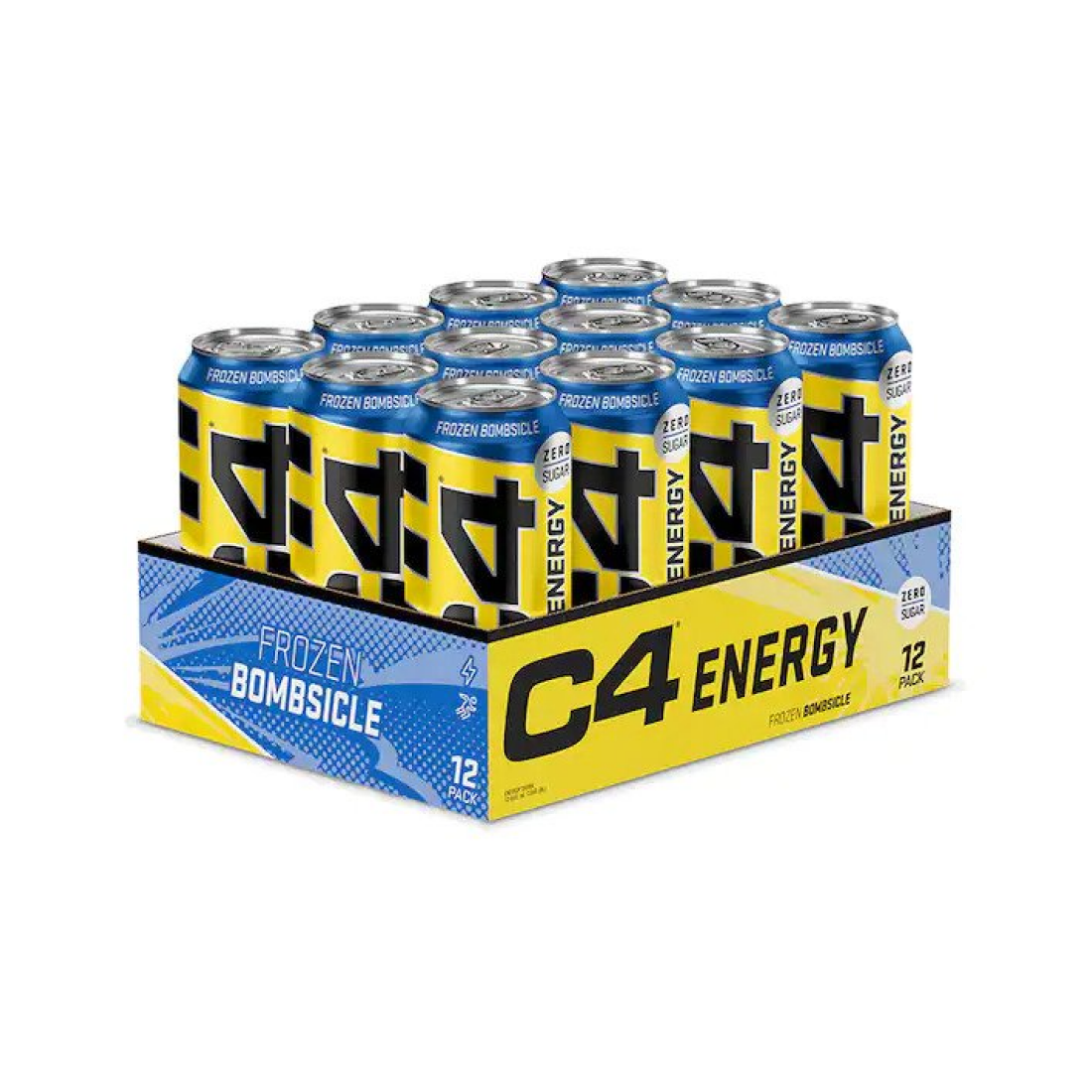 CELLUCOR C4 EXPLOSIVE ENERGY DRINK FROZEN BOMBSICLE - 12 X 500 ML