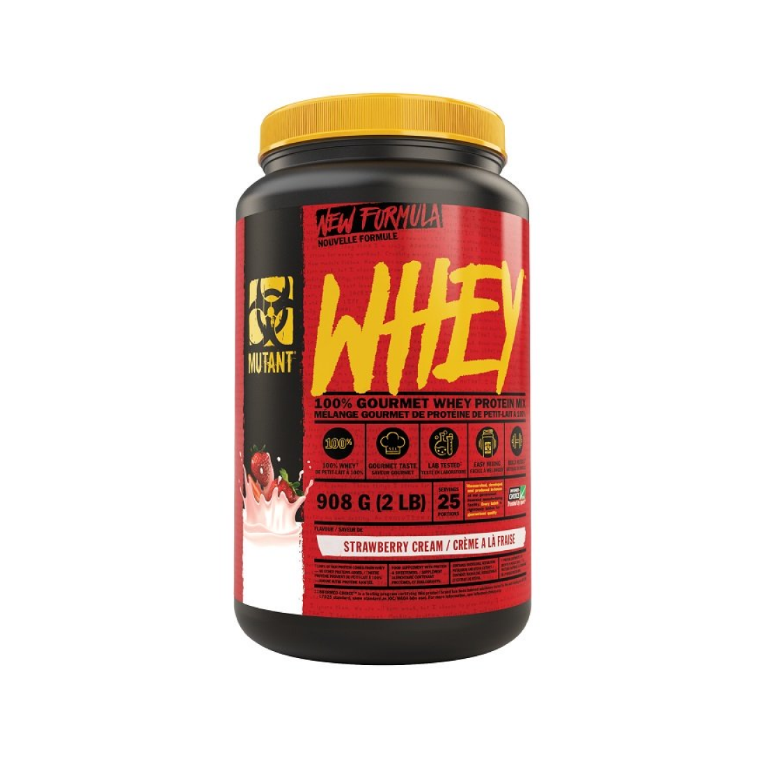 MUTANT MUTANT WHEY STRAWBERRY CREAM - 908 GRAMS