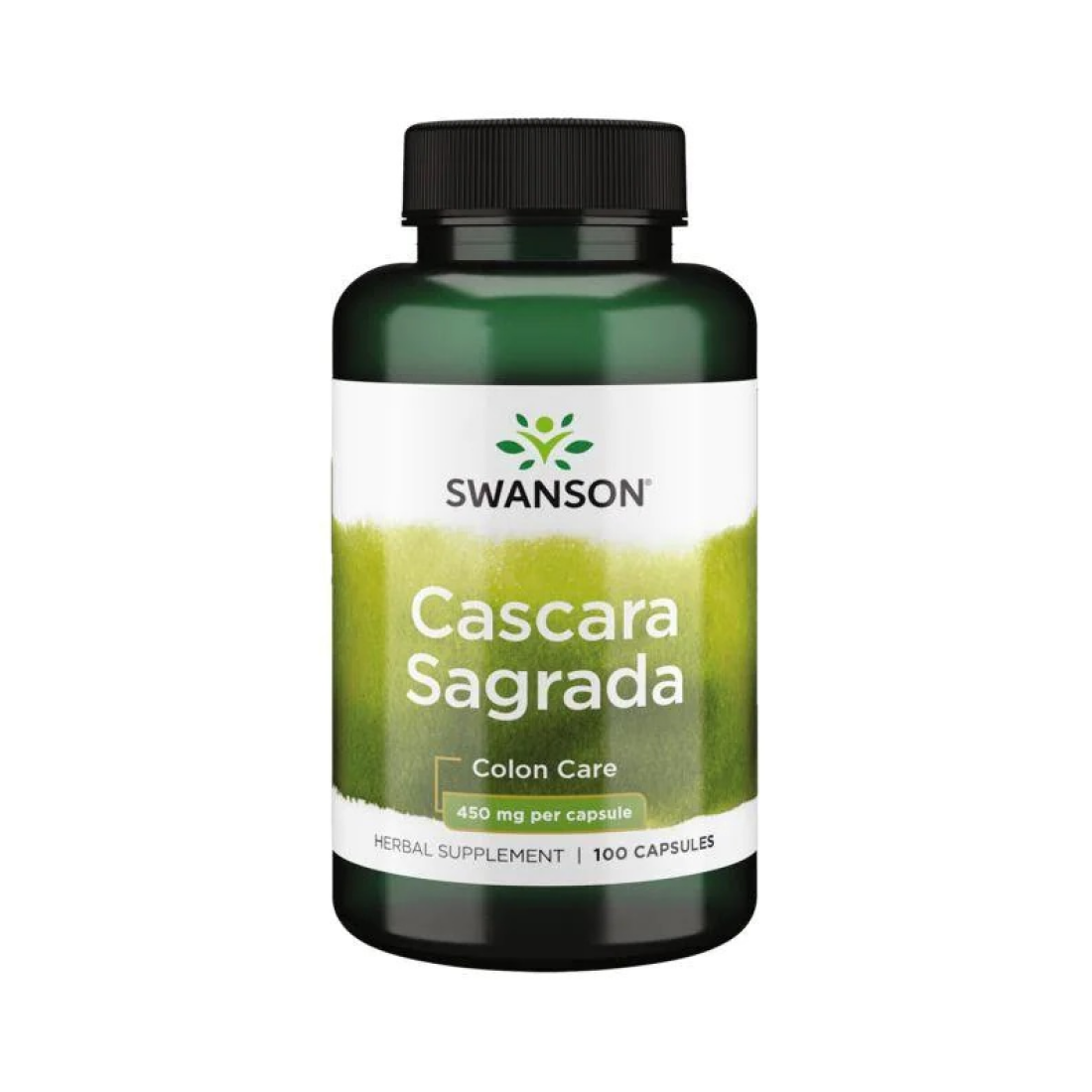 SWANSON CASCARA SAGRADA 450MG - 100 CAPS