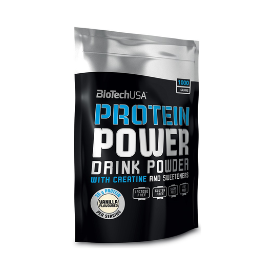 BIOTECHUSA PROTEIN POWER STRAWBERRY BANANA - 1000 GRAMS