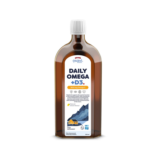 OSAVI DAILY OMEGA + D3 1600MG OMEGA 3 (NATURAL LEMON) - 500 ML