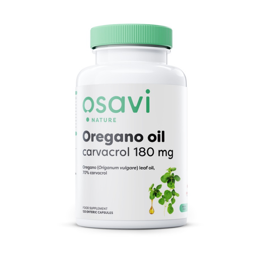 OSAVI OREGANO OIL CARVACROL 180MG - 120 ENTERIC CAPS