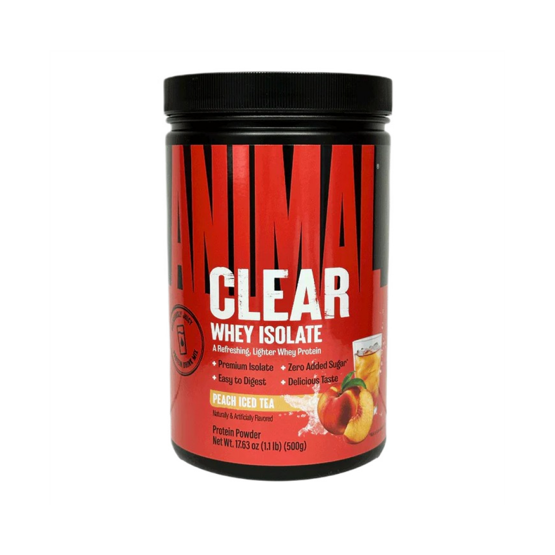 ANIMAL ANIMAL CLEAR WHEY ISOLATE PEACH ICED TEA - 500 GRAMS