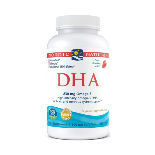 NORDIC NATURALS DHA 830MG STRAWBERRY - 180 SOFTGELS