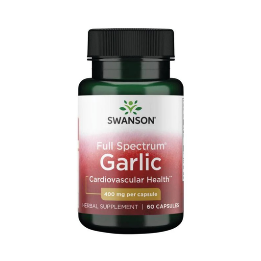 SWANSON FULL SPECTRUM GARLIC 400MG - 60 CAPS