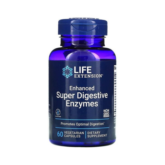 LIFE EXTENSION ENHANCED SUPER DIGESTIVE ENZYMES - 60 VCAPS