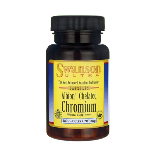 SWANSON ALBION CHELATED CHROMIUM 200MCG - 180 CAPS
