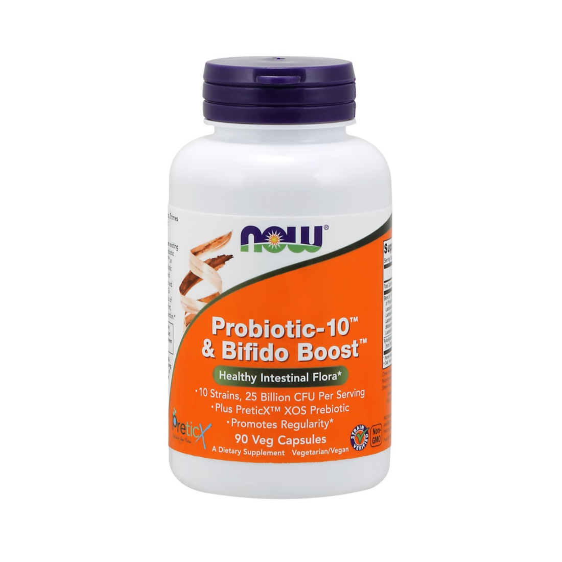 NOW FOODS PROBIOTIC-10 & BIFIDO BOOST - 90 VCAPS
