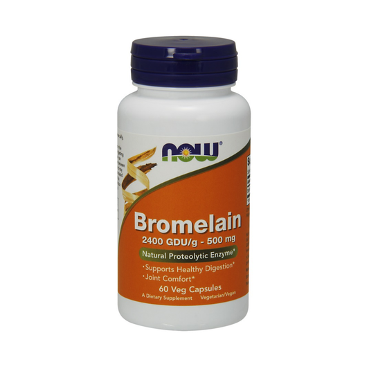 NOW FOODS BROMELAIN 500MG - 60 VCAPS