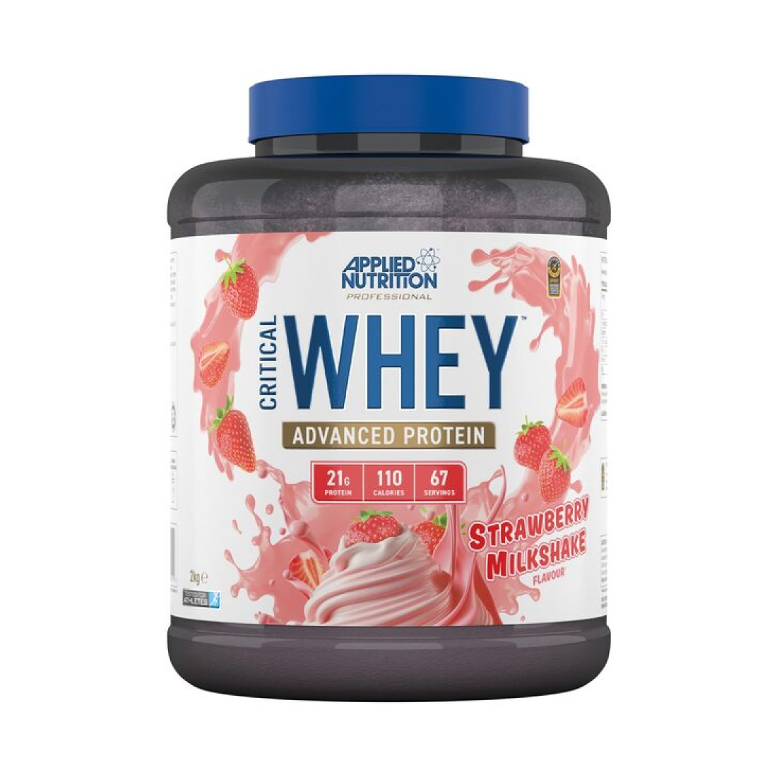 APPLIED NUTRITION CRITICAL WHEY STRAWBERRY MILKSHAKE (EAN 5056555204702) - 2000 GRAMS