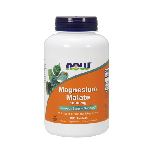NOW FOODS MAGNESIUM MALATE 1000MG - 180 TABLETS
