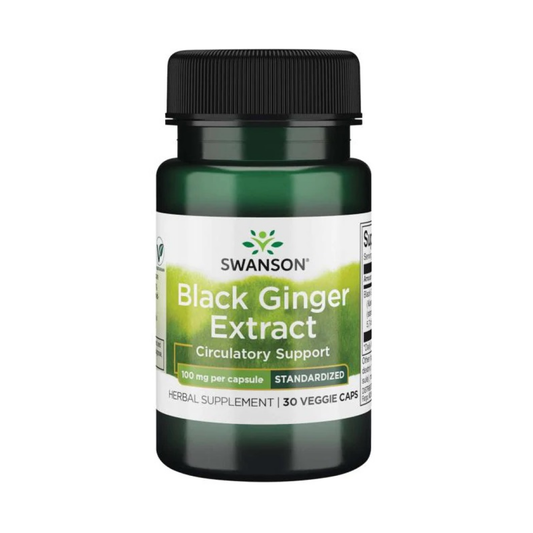 SWANSON BLACK GINGER EXTRACT 100MG - 30 VCAPS