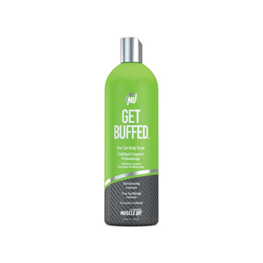 PRO TAN GET BUFFED PRE-TAN BODY SCRUB AND SKIN BALANCING EXFOLIATOR - 473 ML