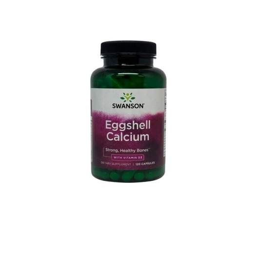 SWANSON EGGSHELL CALCIUM WITH VITAMIN D-3 - 120 CAPS