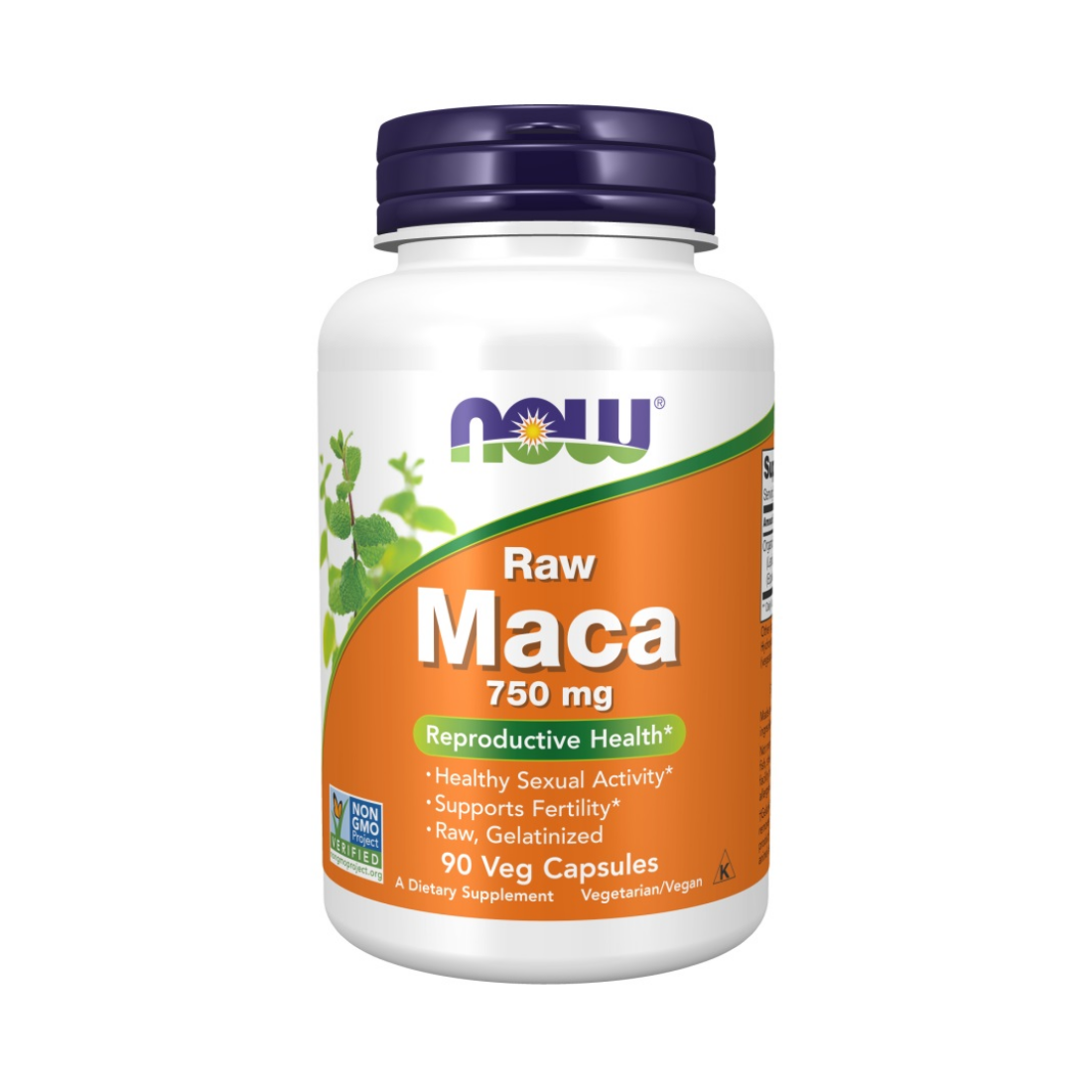 NOW FOODS MACA 6:1 CONCENTRATE 750MG RAW - 90 VCAPS