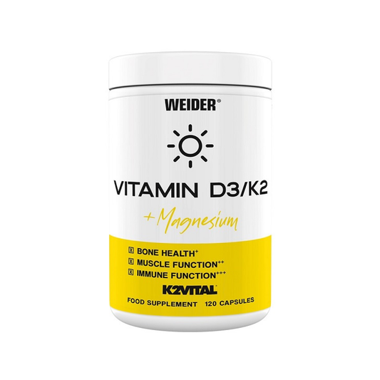 WEIDER VITAMIN D3/K2 + MAGNESIUM - 120 CAPS