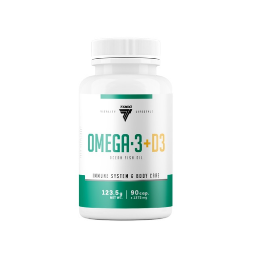 TREC NUTRITION OMEGA-3 + D3 - 90 CAPS