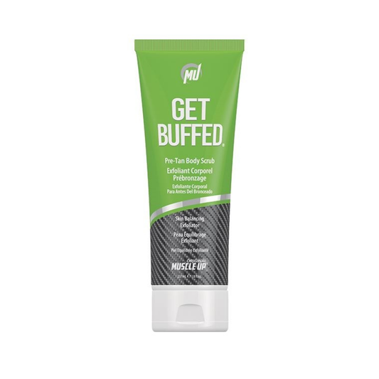 PRO TAN GET BUFFED PRE-TAN BODY SCRUB AND SKIN BALANCING EXFOLIATOR - 237 ML