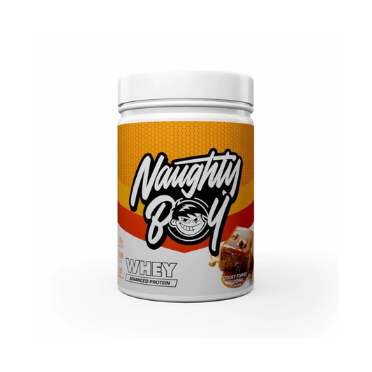 NAUGHTY BOY ADVANCED WHEY STICKY TOFFEE PUDDING - 900 GRAMS