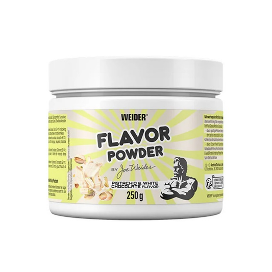 WEIDER FLAVOR POWDER PISTACHIO & WHITE CHOCOLATE - 250 GRAMS