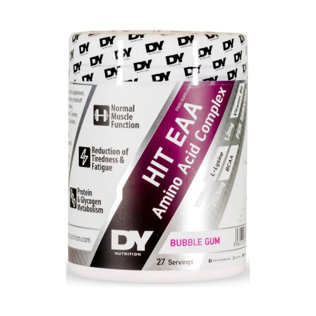 DORIAN YATES HIT EAA AMINO ACID COMPLEX BUBBLE GUM - 360 GRAMS