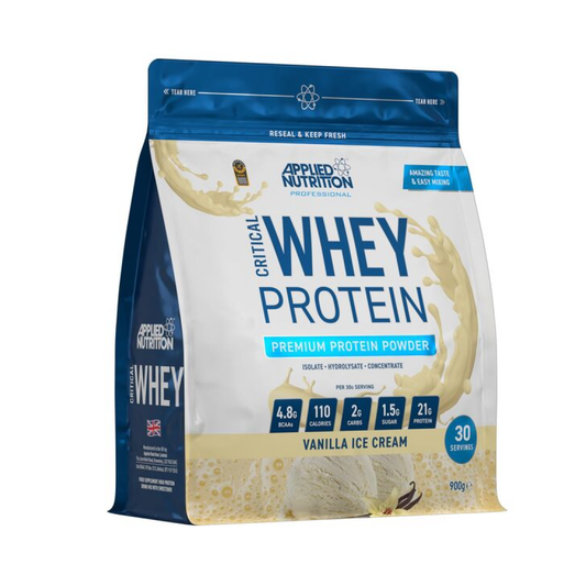 APPLIED NUTRITION CRITICAL WHEY VANILLA ICE CREAM - 900 GRAMS