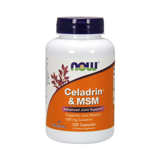 NOW FOODS CELADRIN & MSM 500MG - 120 CAPS