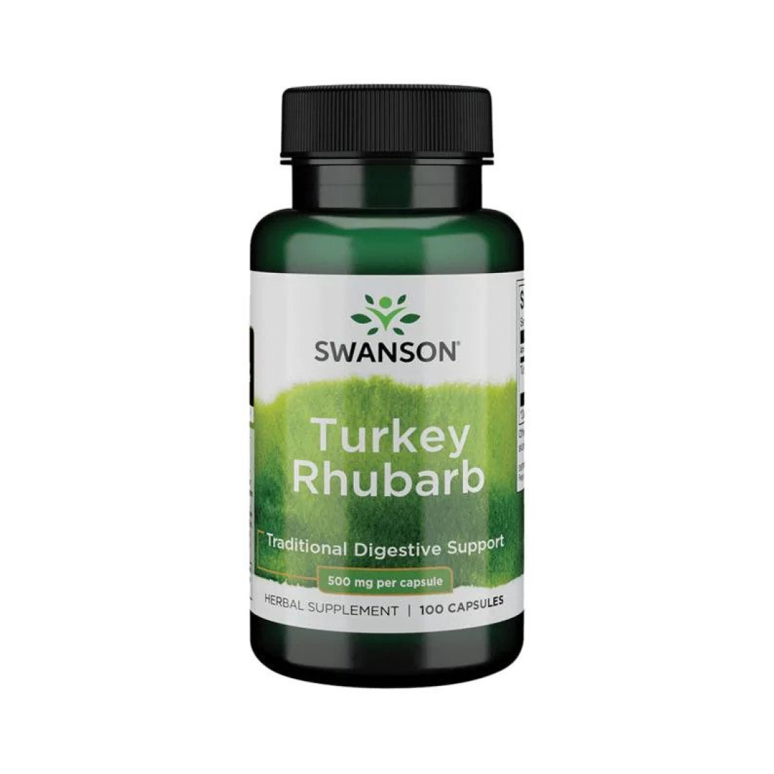 SWANSON TURKEY RHUBARB - 100 CAPS