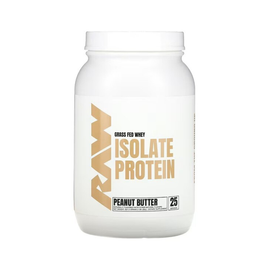 RAW NUTRITION ISOLATE PROTEIN PEANUT BUTTER - 857 GRAMS