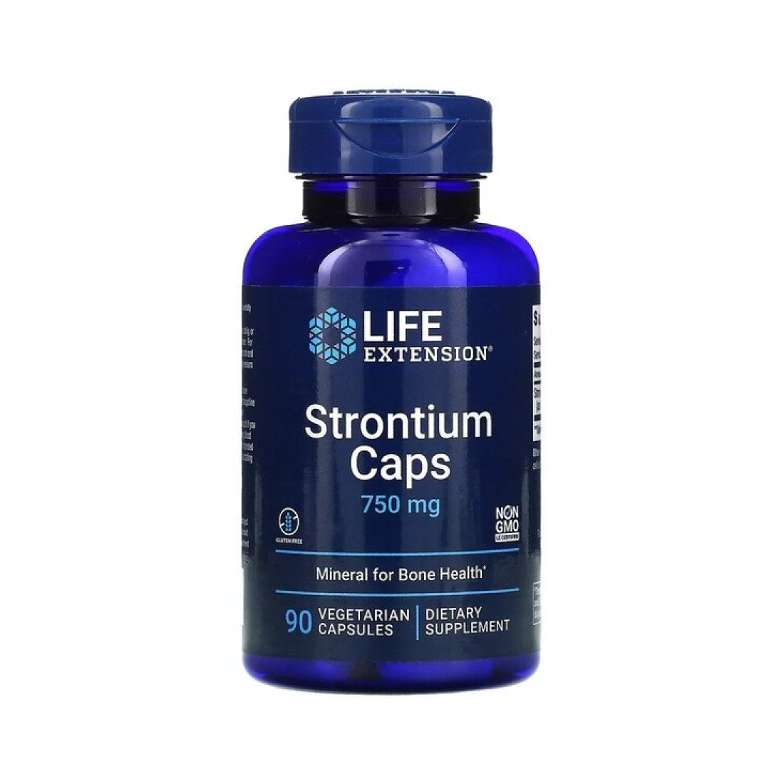 LIFE EXTENSION STRONTIUM CAPS 750MG - 90 VCAPS