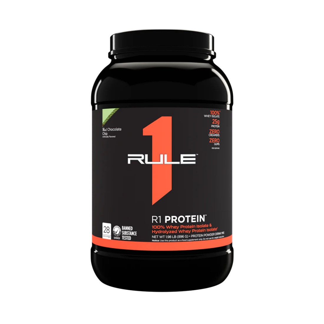 RULE ONE R1 PROTEIN MINT CHOCOLATE CHIP - 896 GRAMS
