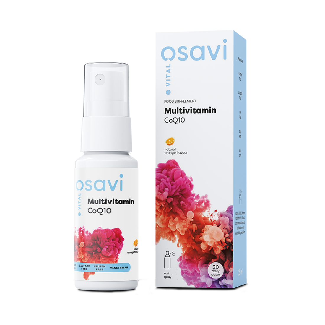 OSAVI MULTIVITAMIN COQ10 ORAL SPRAY ORANGE - 25 ML