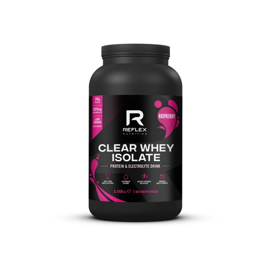 REFLEX NUTRITION CLEAR WHEY ISOLATE RASPBERRY - 1020 GRAMS