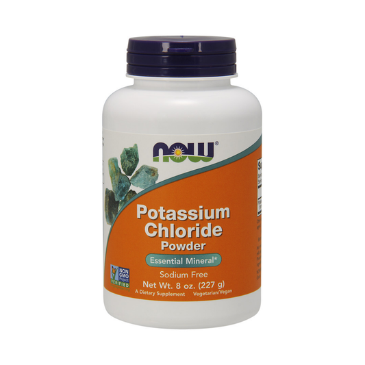 NOW FOODS POTASSIUM CHLORIDE POWDER - 227 GRAMS