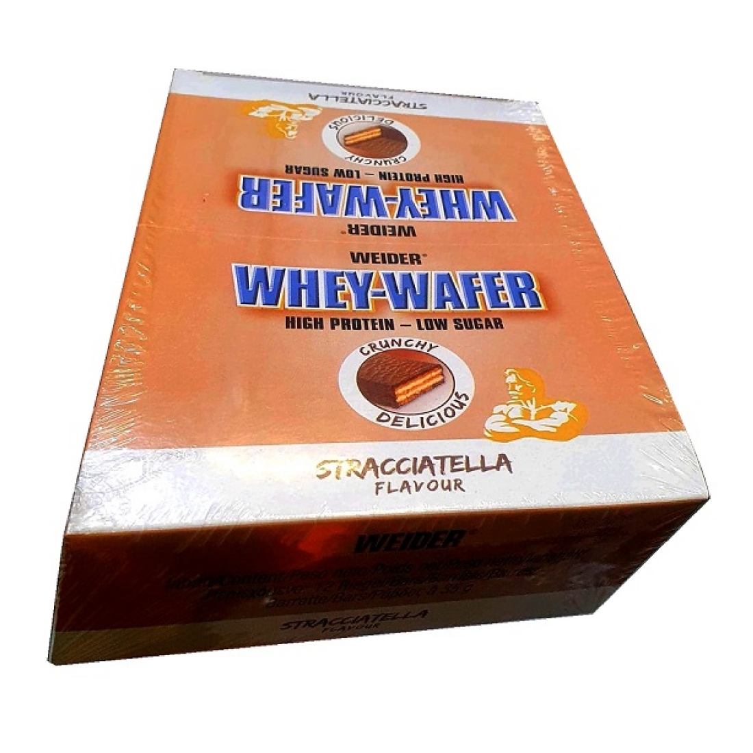 WEIDER WHEY-WAFER STRACCIATELLA - 12 X 35G