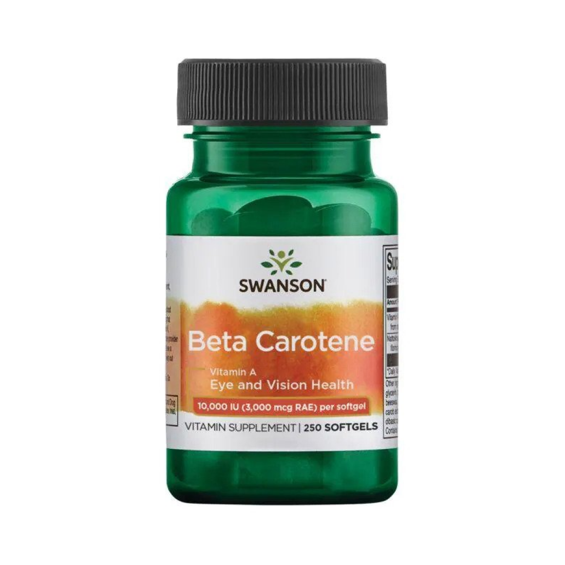 SWANSON BETA-CAROTENE (VITAMIN A) 10 000 IU - 250 SOFTGELS