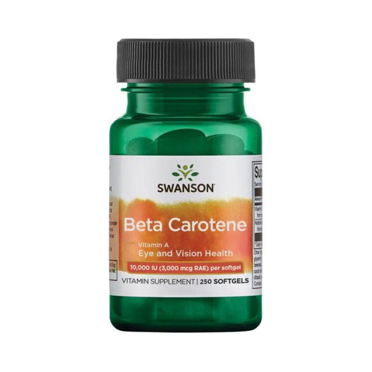 SWANSON BETA-CAROTENE (VITAMIN A) 10 000 IU - 250 SOFTGELS