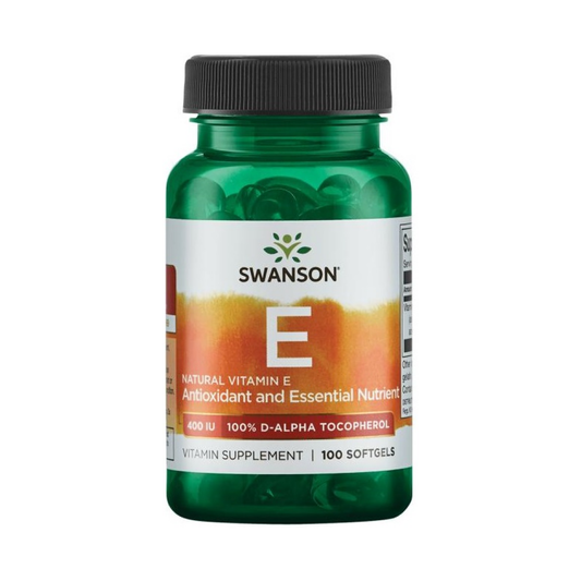 SWANSON VITAMIN E 400 IU NATURAL - 100 SOFTGELS