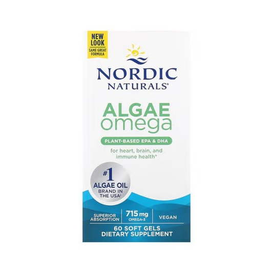 NORDIC NATURALS ALGAE OMEGA 715MG OMEGA 3 - 60 SOFTGELS