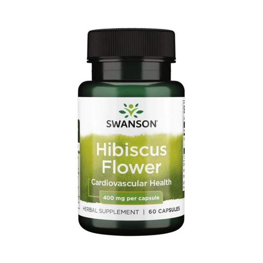 SWANSON HIBISCUS FLOWER 400MG - 60 CAPS
