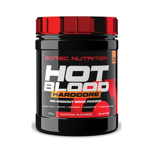 SCITEC HOT BLOOD HARDCORE GUARANA - 375 GRAMS