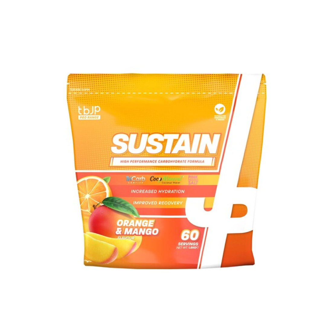 TRAINED BY JP SUSTAIN ORANGE & MANGO - 1800 GRAMS