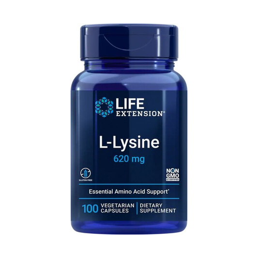 LIFE EXTENSION L-LYSINE 620MG - 100 VCAPS