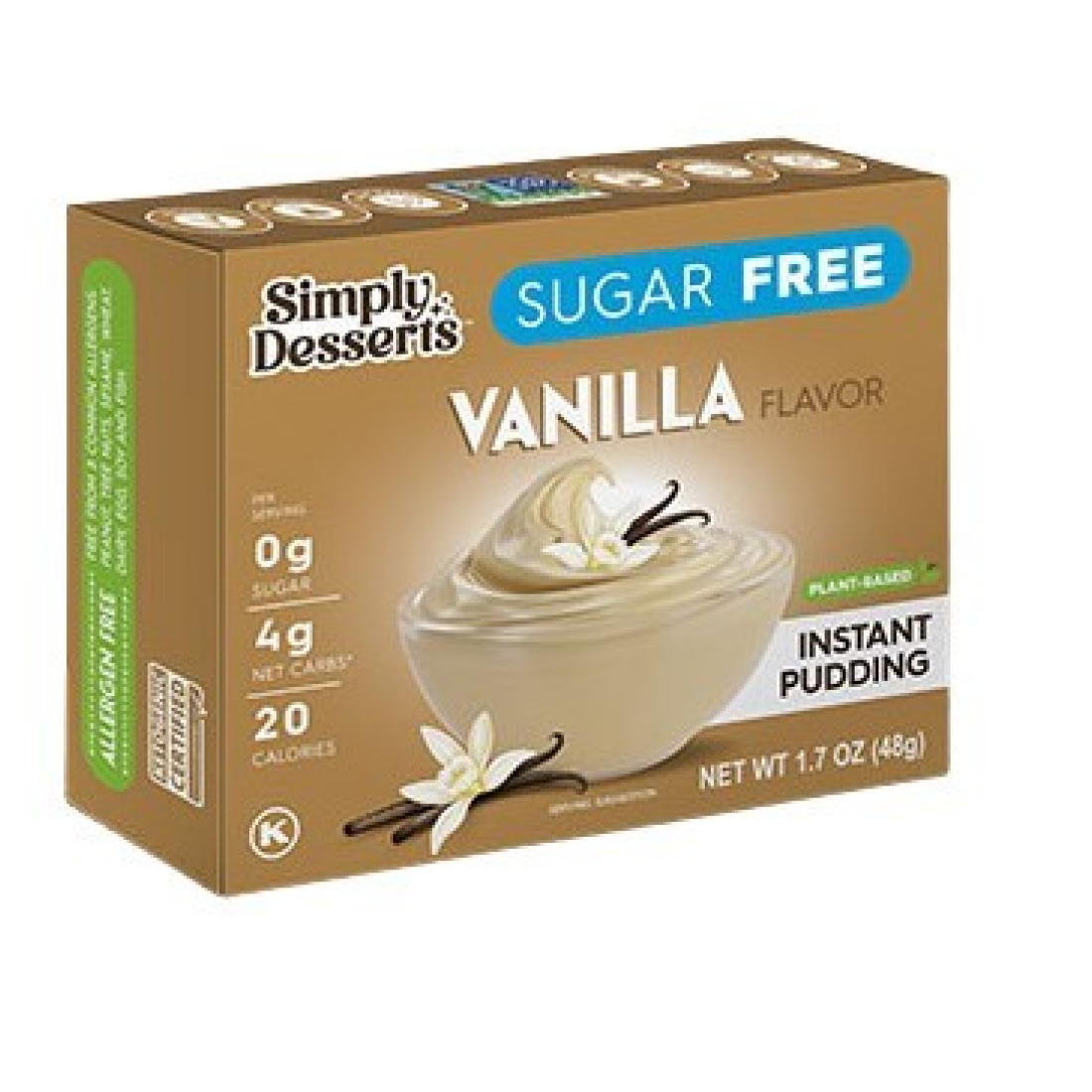 SIMPLY DELISH INSTANT PUDDING VANILLA - 48 GRAMS