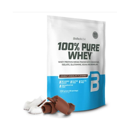 BIOTECHUSA 100% PURE WHEY CARAMEL CAPPUCCINO - 1000 GRAMS