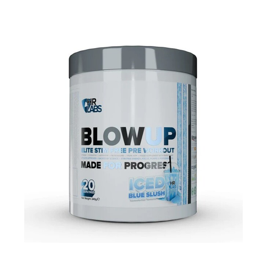 HR LABS BLOW UP ICED BLUE SLUSH - 240 GRAMS