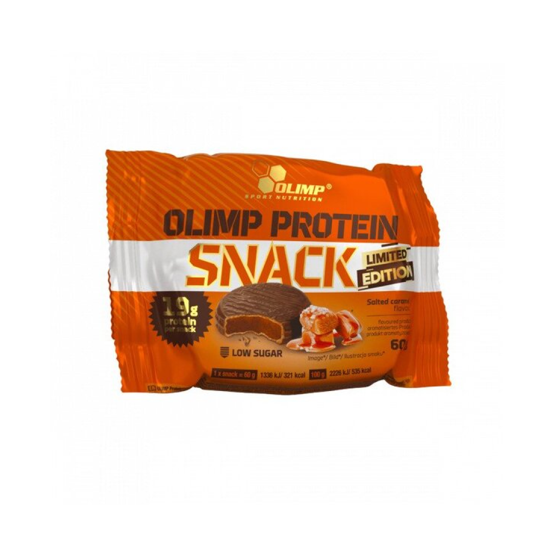 OLIMP NUTRITION PROTEIN SNACK SALTED CARAMEL (LIMITED EDITION) - 12 X 60G