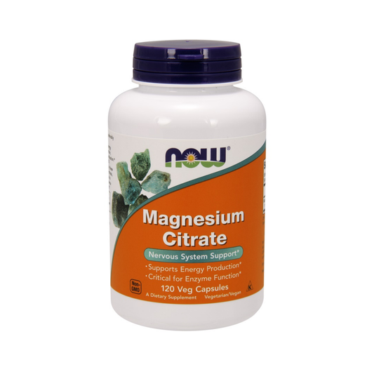 NOW FOODS MAGNESIUM CITRATE 400MG - 120 VCAPS