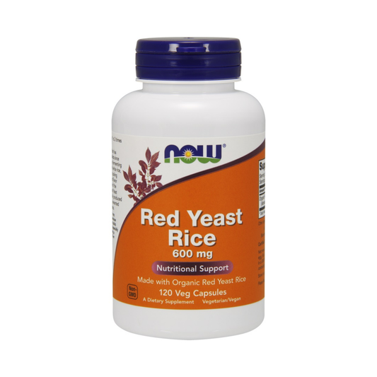 NOW FOODS RED YEAST RICE 600MG - 120 VCAPS