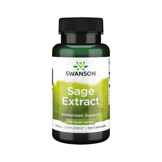 SWANSON SAGE EXTRACT 160MG - 100 CAPS